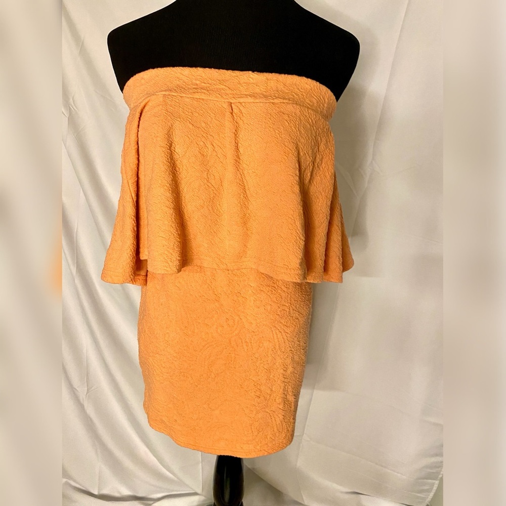 Knit set - Strapless Top and Mini Skirt - Size 0